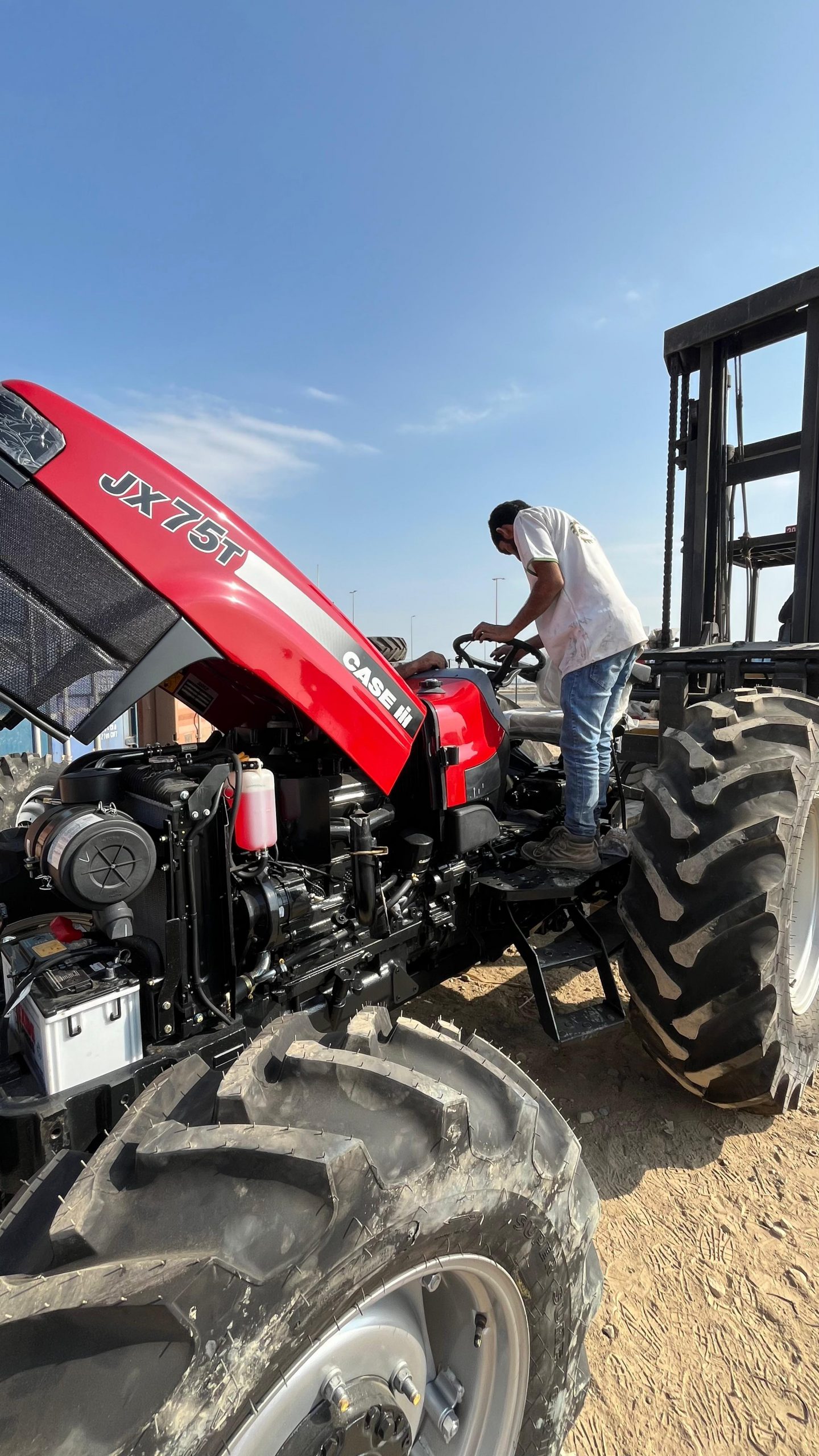 Preparation Of Four Case Ih Agricultural Machines For Immediate 